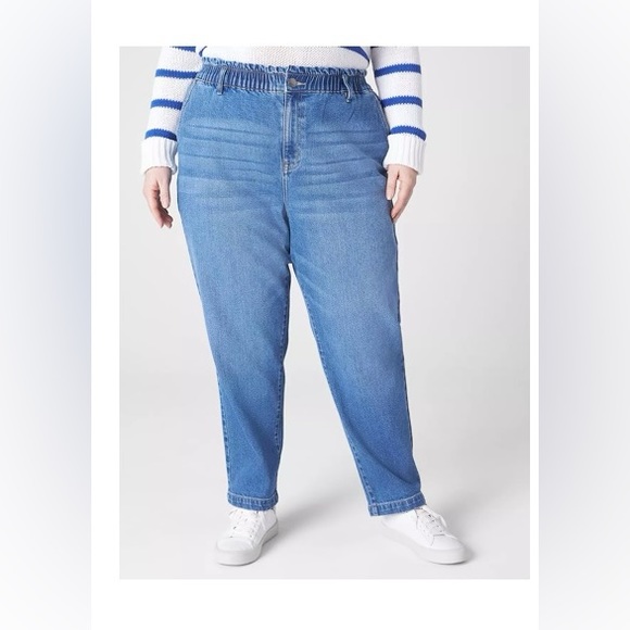 Lane Bryant High Rise Girlfriend Jeans. Size 16. NWT. - Picture 1 of 7